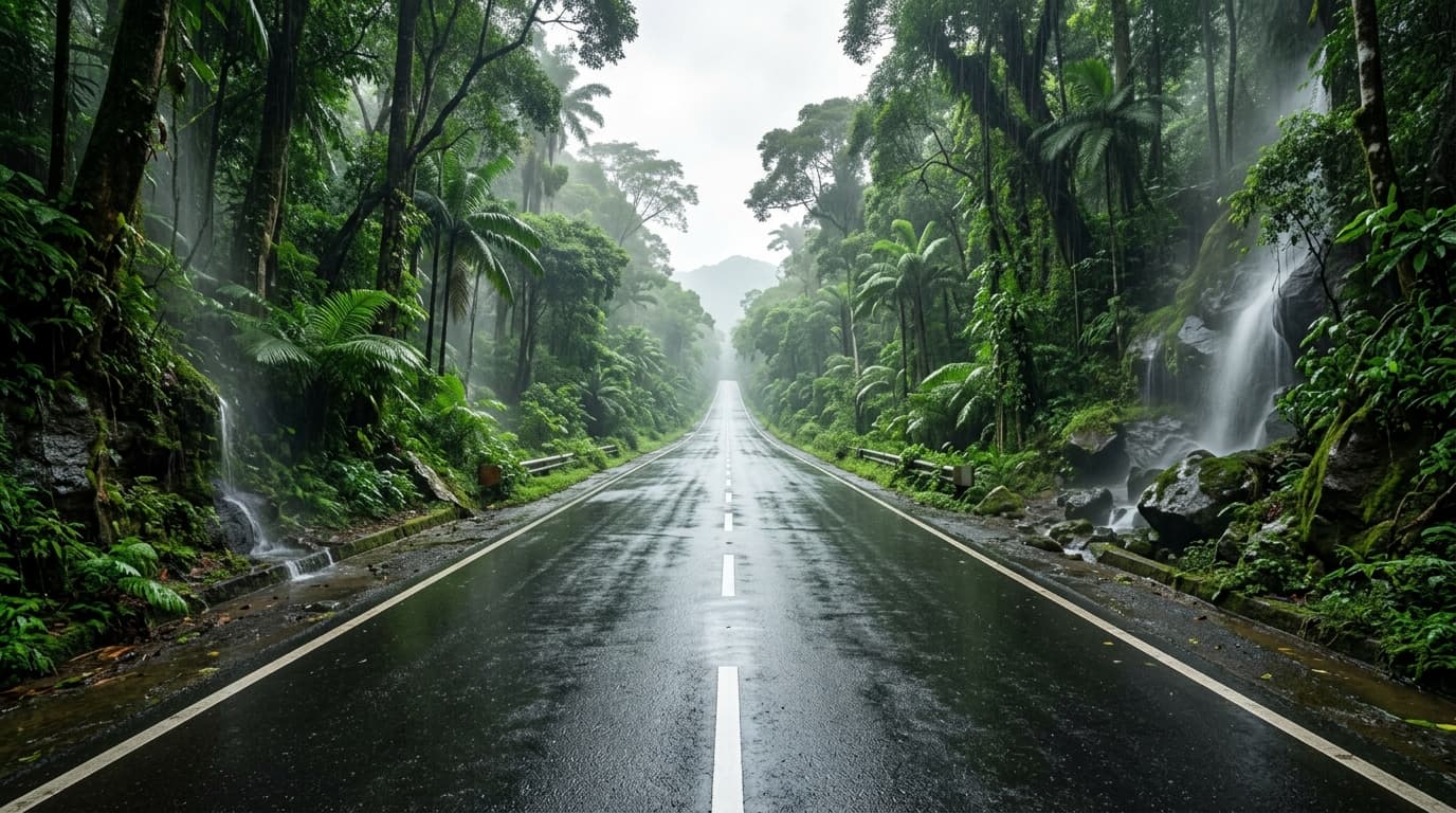 Audi S5 3.0T V6 — Rainforest Shakedown Run at Athirappilly