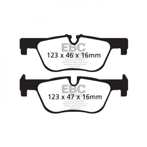 EBC Yellowstuff Rear Brake Pads BMW 1 Series F20/F21 Rear