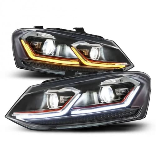 Golf Style LED Projector Headlights for VW Polo / Vento / Ameo