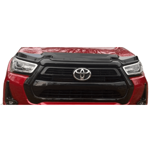 Hilux Bug Visor by Maxliner – Hood & Windshield Protector, No - Drill Fit