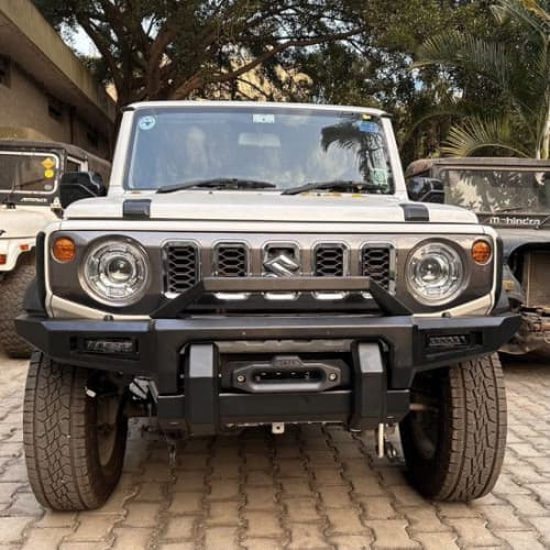 Jimny Front Bumper Rocky – Winch Compatible Metal Bumper