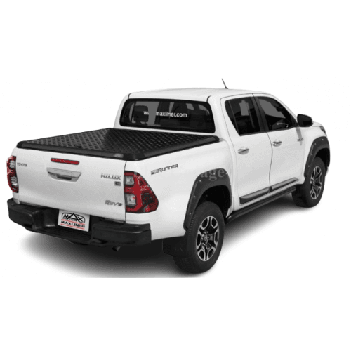 Max Aluminium Cover for Toyota Hilux (2022+) – 180 - Degree Opening, Touch - Lock + Key, with MaxRail