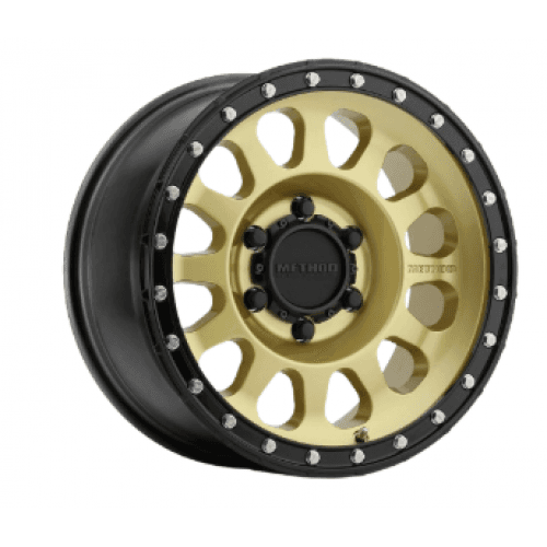 Method Race Wheels MRW 315 Gold Black Lip 15.5-Inch Alloy Wheel
