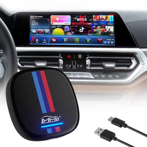 MMB BMW AI Box Wireless Multimedia Carplay Adapter Compatible with 2017 - 2025 BMW ID6, ID7, ID8, ID8.5, ID9