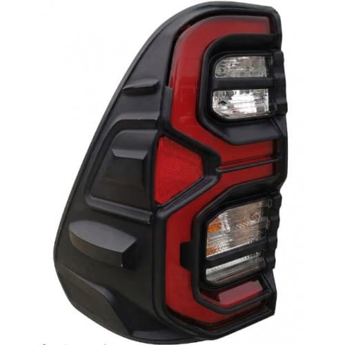 Tail Lamp Guard for Toyota Hilux (Pair) by Maxliner – No - Drill ABS Protection