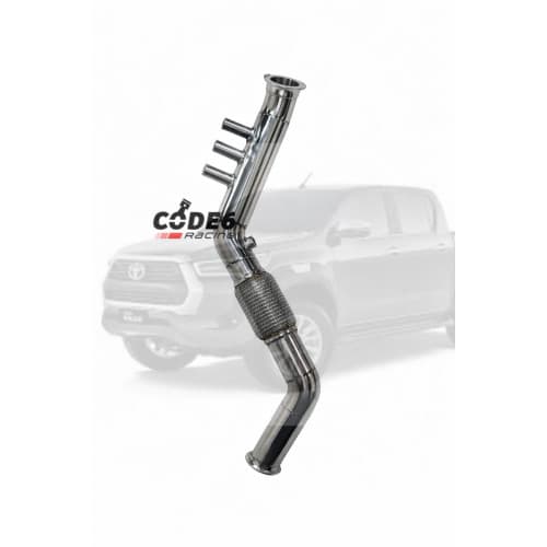 Toyota Hilux Downpipe 304 Ss Code6 Racing Performance Exhaust