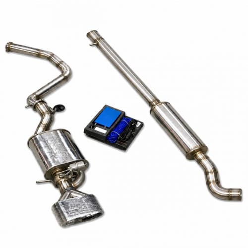 Volkswagen Polo 1.0 TSI Catback Exhaust System with Akrapovic Tip