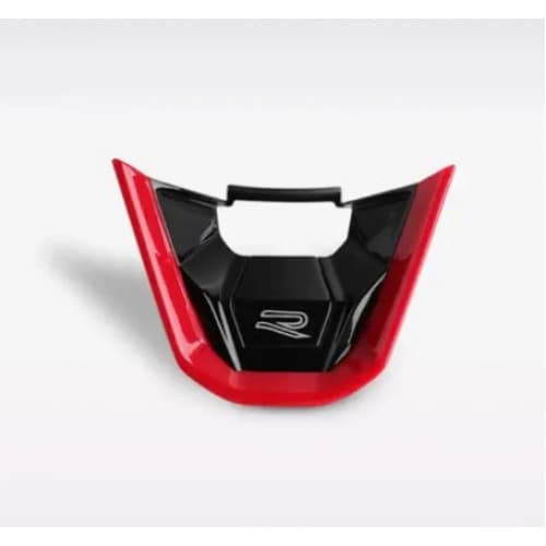 Volkswagen Virtus Red Steering Trim Sporty Interior Upgrade Custom Fit